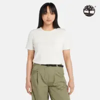 在飛比找momo購物網優惠-【Timberland】女款復古白口袋短袖T恤(A5NW2C