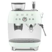Smeg Espresso Coffee Machine - Green EGF03PGAU