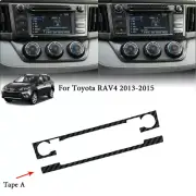 Console Navigation Border Carbon Fiber Trim Fit Toyota RAV4 2013-2015 Type A (for: Toyota)
