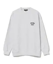 (ASK availability First) BEAMS Smile logo crew sweatshirt new