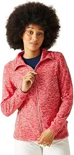 [REGATTA] Womens/Ladies Azaelia Marl Full Zip Fleece Jacket (UK Size: 10 UK) (High Risk Red)
