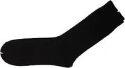 [pants & sox] 4 Pairs Wool Blend Breathable Socks – Warm Soft Comfortable for All-Day Wear 2-8 Black