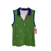 Rafaella Weekend Green Golf Ladies Sleeveless Top NEW Size Large