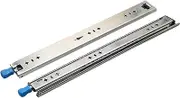 AIMALL 2-Pack Locking Drawer Slides, Heavy Duty 120KG Load Capacity, Cold-Rolled Steel Runners, Available in 16, 18, 20, 22 Inches