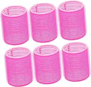 HONMEET 6 Pcs Self-adhesive Hair Volume Rollers Curler Tools Makeup Tool Hair Curling Tool Hair Roller Random Color