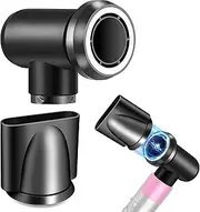 Anti-Flight Smoothing Nozzle Attachment and Adaptor for Dyson for Airwrap Styler, for Hair Styler Converting to Hair Dryer