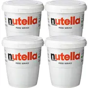 Nutella Hazelnut Spread Food Service Tub Ferrero 3kg 4 Pack Bucket Bulk