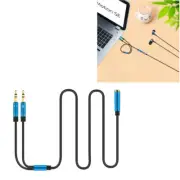 Earphones Adapter Headset Splitter Cable Audio Cable Separater