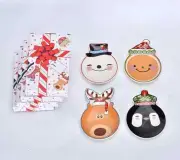 Temp-tations Seasonal Set of (4) Figural Spoon Rests w/ Boxes Winter Whimsy