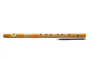 Radhe Flutes PVC Fiber A Natural Bansuri Base Octave Right Handed AU