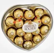 Ferrero Rocher Chocolate Heart Box , 16 Pieces, 200g ANY LOVE OCCASION ❤️
