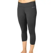 ?WOMEN’S HOT CHILLYS MICRO-ELITE CHAMOIS CAPRI TIGHT BASELAYER BOTTOM (BLACK) XS