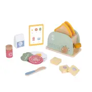 Tooky Toy Wooden Toaster Breakfast Interactive Fun Play Set Kids/Children 3y+