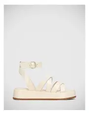 [Wittner] Cherish Patent Strappy Sandal in Ivory