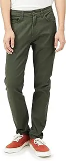 [Amazon Essentials] Goodthreads Men's Slim-Fit 5-Pocket Comfort Stretch Chino Pant, Olive, 30W x 32L