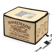 Proofing Box Bread Proofer with Heater Foldable Zippered Sourdough Proofing B...
