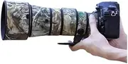 CHASING BIRDS Camouflage Waterproof Lens Coat for Nikon AF-S 500mm f/5.6E PF ED VR Rainproof Lens Protective Cover (Yellow Tree Camouflage, with 2.0X TC (TC-20E III))