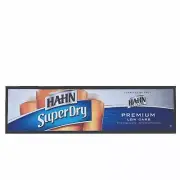 HAHN SUPER DRY 1 x RUBBER BACKED FABRIC BAR MATS 25x90cm MAN CAVE PREMIUM AUSSIE