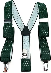 [TigerTie] Children's Y-shaped braces with 3 extra strong clips, high-quality workmanship, width 25 mm