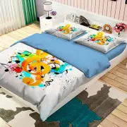 3D Colorful Notes 019 Bedding Set Pillowcases Quilt Duvet Cover Set Queen King