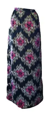 Metaphor Maxi Skirt Black Geo, NWT, size Large
