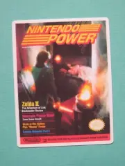 2.5" STICKER NINTENDO POWER Zelda II - Source for NES Players From the Pros