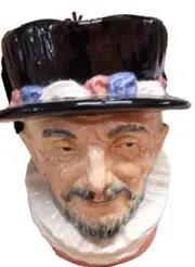 The Beefeater of British Royalty TOBY JUG #D6206