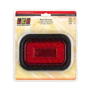 LED Autolamps Red Stop Tail Light with Grommet 14 LED Lamp 12-24V Blister