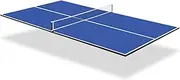 Ping Pong Table Top, Foldable Ping Pong Table Topper for Pool Table, Indoor Outdoor Mid-Size Table Tennis Conversion Top with Net & Premium Foam Padding, Lightweight and Portable