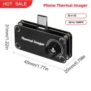 TIOP01 32x32 Thermal Camera Mobile Phone Thermal Imager for Android 8-13"