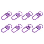 Swivel Clasps Snap Hook (33x13mm) 16 Pcs, Lobster Claw Clasp Purple