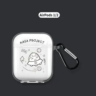 耳機殼 airpods3保護套airpodspro藍芽無線硅膠耳機套airpods2創意保護殼一代充電盒pro三代軟殼宇航員airpods潮牌套【MJ7240】