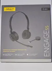 Jabra Engage 55 UC Stereo USB-C Wireless DECT Headset