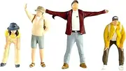 TTETTZ 1/64 Diorama Figure Photo Props Street People Model for Adults Kids Gifts