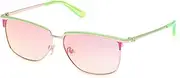 [GUESS] GU00133 Sunglasses 95U shiny rose gold 56/12/140 Woman, 95u Shiny Rose Gold, 56/12/140