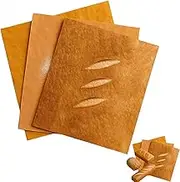Bread Shape Gift Wrapping Paper, Bread Wrapping Paper, Baguette, And Toast Designs, Oil-Resistant And Tear-Resistant Creative Kraft Packaging Sheets (6pcs)