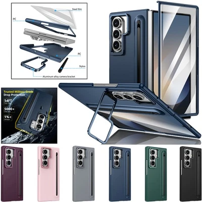 For Samsung Galaxy Z Fold 7 6 5 4 3 Shockproof Stand Case Screen Cover Pen Slot