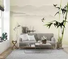 3D Ink Bamboo Bird Wallpaper Wall Mural Removable Self-adhesive 134