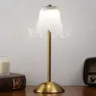 Rural Retro Simple Study Light USB Rechargeable Stepless Dimming Touch Control