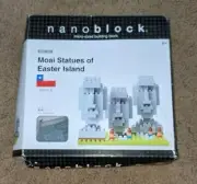 Nanoblock Moai Statues Of Easter Island 320 Pcs Micro Building Blocks 58140 New