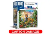 1000pc Crown Imagine Series 68.5cm King of the Jungle Jigsaw Puzzle Toy Kids 8y+