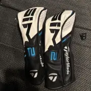 (2) TAYLORMADE SIM 2 FAIRWAY WOOD HYBRID HEADCOVERS NEW 3/5/7/9 2H 3H 4H 5H