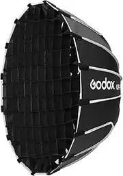 Godox QR-P60T 23.6" 60cm Quick Release Parabolic Softbox for Godox SL60II SL150III SL300III AD400PRO AD600BM SZ300R VL300 Other Bowen Mount Studio Flash Speedlite