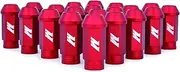 Mishimoto MMLG-125-LOCKRD Mishimoto Aluminium Locking Lug Nuts, M12 x 1.25, Red