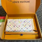 LOUIS VUITTON x Takashi Murakami M13922 Zippy Wallet Multicolor Monogram Auth