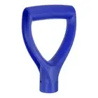 Shovel D Grip Handle 1-1/4""(32mm) Inner Dia. ABS Spade Snow Shovel, Blue