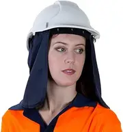 [UVeto Australia] UVeto Attach-A-Flap Hard Hat Accessory (Navy)