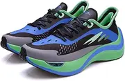 [THE FLOW] Walking Shoes, Trainers, Gym Sports Shoes, Trainers, Running, Tennis Shoes, Leisure, Street Running Shoes, Fashion, Lightweight, Sea Blue, 39 EU