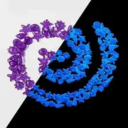 Glow in The Dark Pebbles Garden Pebbles Glow Stones Rocks Luminous Pebbles, 300pcs Blue Glow Rocks for Landscaping, Glow in The Dark Stones for Walkway Pathway (Color : Purple 2)