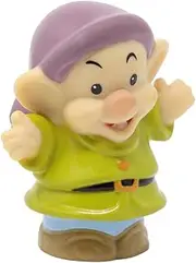 Fisher-Price Replacement Part for Collectible Little People Princess Song Palace Castle Playset Y2781 - Replacement Snow White and Seven Dwarfs Dopey Figure - Talking Castle Base